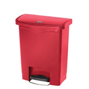 [러버메이드] 슬림짐 페달휴지통 - 빨강색 (30L) 1883564
