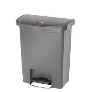 [러버메이드] 슬림짐 페달휴지통 - 회색 (30L) 1883600