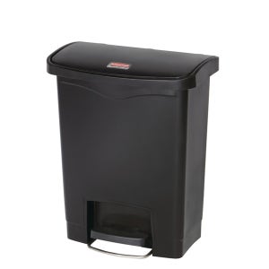 [러버메이드] 슬림짐 페달휴지통 - 검정색 (30L) 1883609