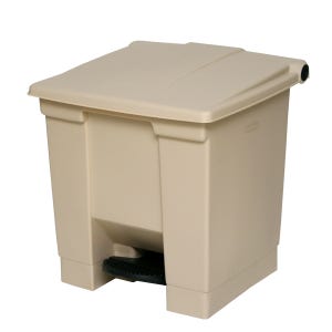 [러버메이드] 페달휴지통- 베이지색 (30L) 6143