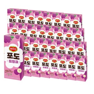 델몬트 드링크 포도 190ml x 32팩 팩음료