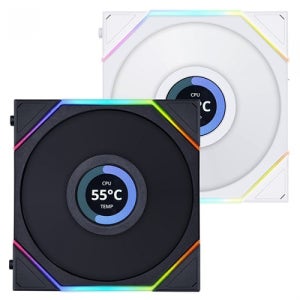 리안리 UNI FAN TL LCD 120 (컨트롤러/3팩, BLACK)