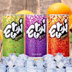 탑씨 파인애플 포도 오렌지 190ml 혼합 30캔 미니캔 탄산 음료수 캔음료