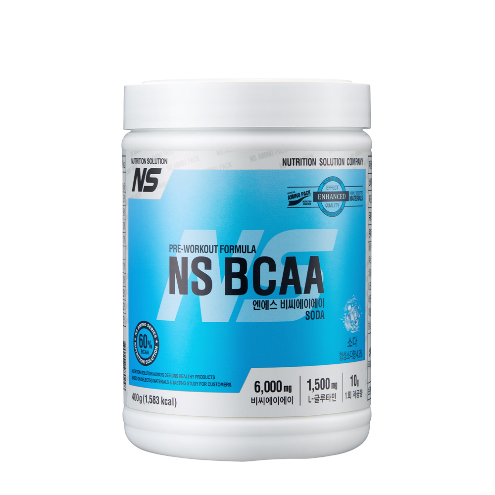NS BCAA 40회분 파우더 운동 부스터 아미노산 소다맛 400g