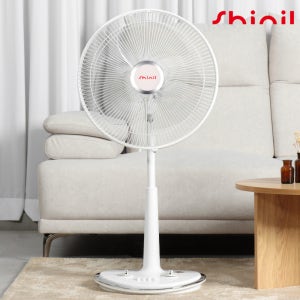 [26년형 국산] 신일선풍기 국산 초미풍 가정용 거실 저소음 스탠드 40cm(16인치) 화이트실버