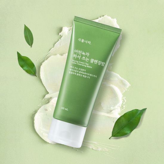 식물나라 어린녹차 짜서쓰는 클렌징밤 100ml, 1개