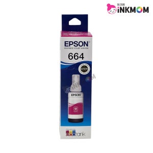 T6643 (엡손 664) 진홍 정품잉크 L100 L110 L120 L121 L200