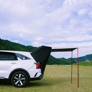 MQ4 쏘렌토 전용 꼬리텐트 차박 카텐트 우레탄창 모기장 D4카캠핑