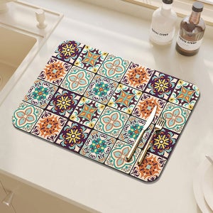 오리엔탈 식기 건조 드라잉 주방매트 1+1