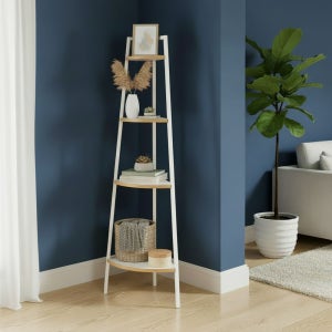 거실 코너장 선반 모서리 수납 틈새 북스탠드