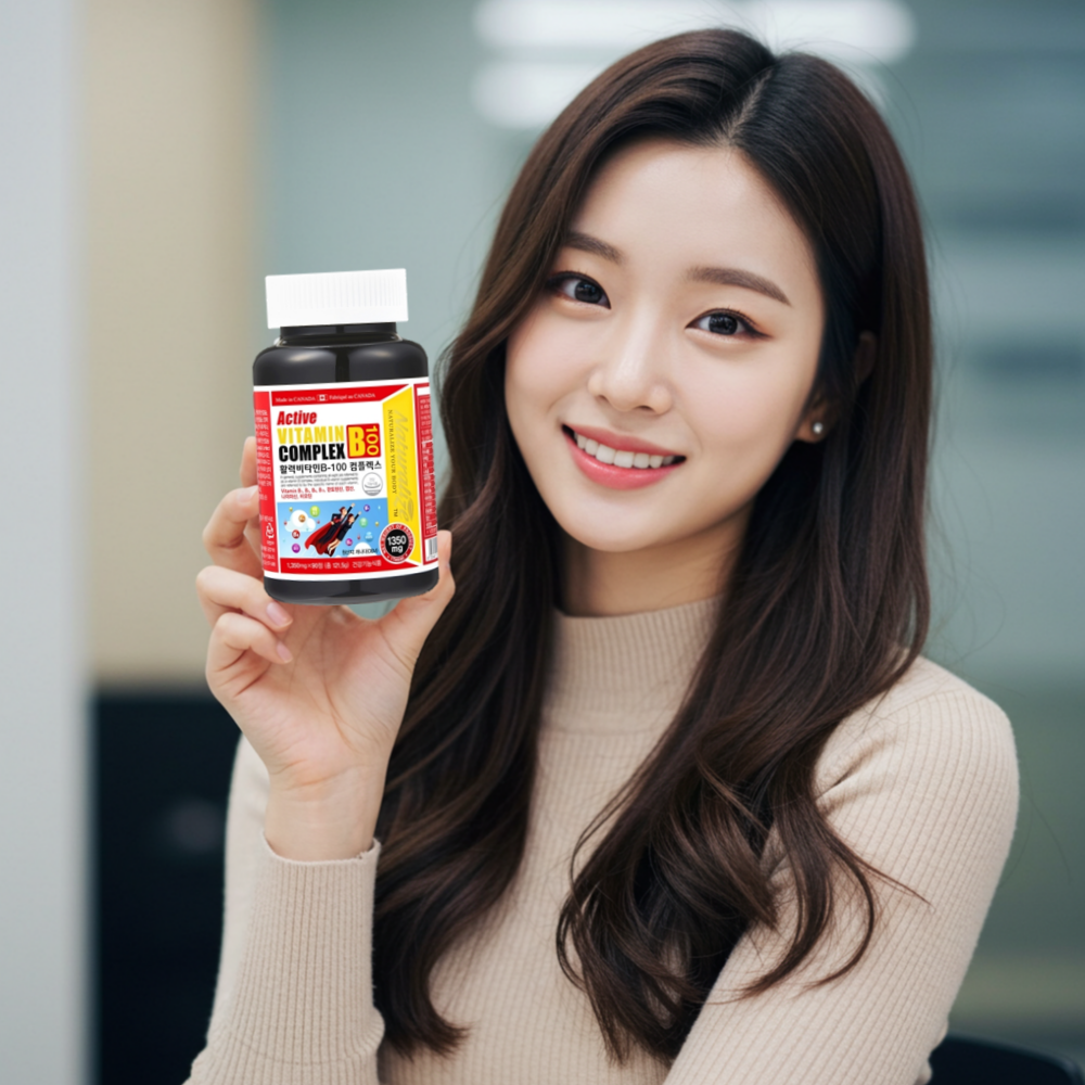 비타민비군 B6 비타민B8종 비타민B100 판토테닉 비타민B12 음식 90정, 1개