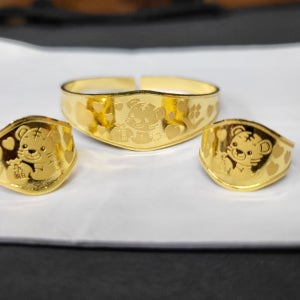 이슬쥬얼리 24K (99.9%) 순금 돌팔찌 조카선물 첫돌 아기백일선물 종로순금 7.5g(2D)