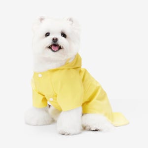 네오핏 강아지 우비 비옷 애견 파스텔 레인코트 올인원 강아지옷 판초 방수 강아지산책 S