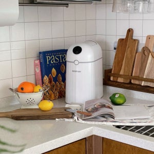 미홀 ZERO 10L 주방용 스마트휴지통 자동센서 자동밀봉