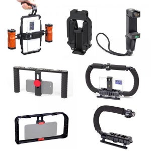 휴대폰 스마트폰 촬영용 그립 선택 모음전 유튜브 개인방송 장비 핸들 리그