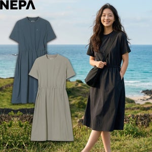 네파 원피스 반팔티 냉감 우븐 경량 여자 아웃도어 여름 캠핑