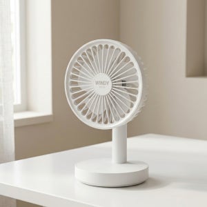 윈디 미니 탁상용 선풍기 사무실 독서실 무소음 캠핑 무드등