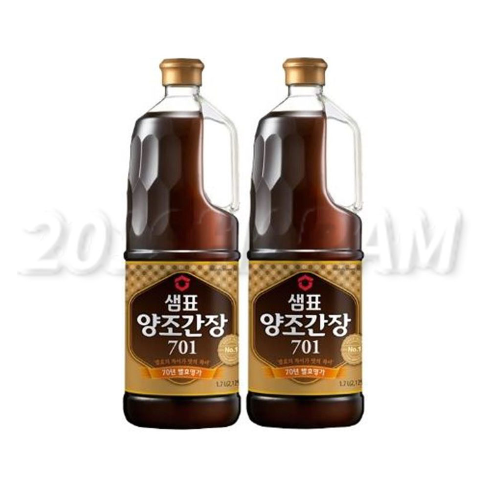 샘표 양조간장 701 860ml 2병+한식국간장 860ml 1병+육개장칼국수 1개 증정