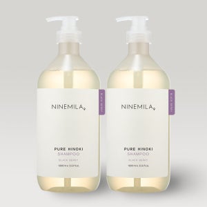 나인밀라 히노끼 샴푸 1000ml 대용량 사춘기 저자극 약산성 비건 퍼퓸 블랙베리향 2개