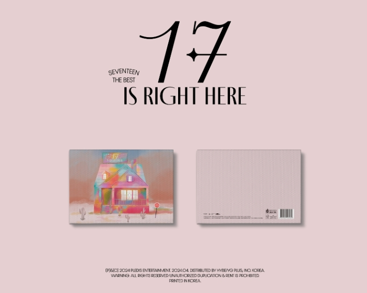 세븐틴(SEVENTEEN) 베스트 BEST 앨범 <b>RIGHT</b> HERE Deluxe ver