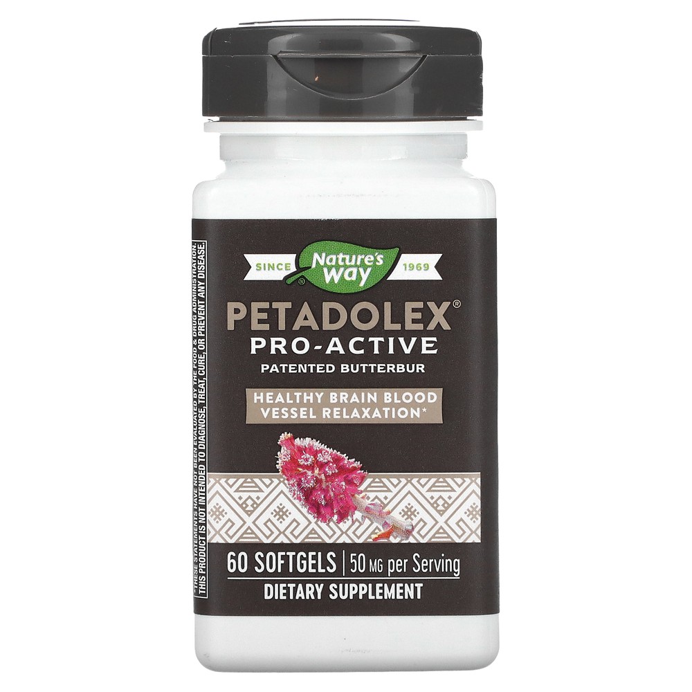 <b>네이처스웨이</b> PETADOLEX 프로액티브 머위 50mg 소프트젤 60정