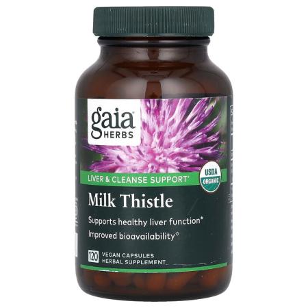 Gaia Herbs 밀크시슬 베지 캡슐 120정