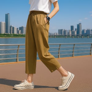 키작녀바지 7부 8부 9부 아이스팬츠 냉장고바지 인견팬츠