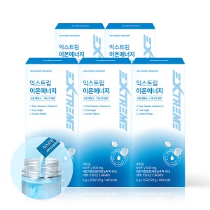 익스트림 전해질음료 이온에너지 타우린 2,000mg 블루레몬맛 20포 5박스