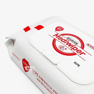 살균소독 메디와이퍼 물티슈 80매(캡형)/휴대용