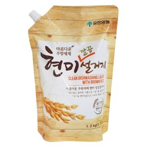 유한양행 아름다운주방세제 현미설거지 1.2kg