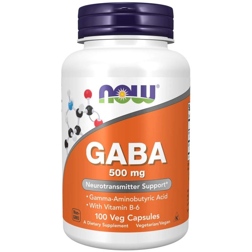 나우푸드 <b>가바 500mg</b> GABA 100베지캡슐