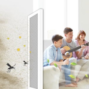 꽃가루방충망 황사 차단 창문 미세먼지 필터 방충망