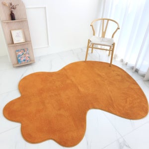 앙쥬 비정형 디자인 러그 사계절 워셔블 거실러그 카페트