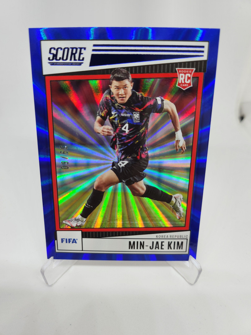 2022 Panini Score FIFA RC BLUE 김민재 한정판카드 국가대표 축구 카드