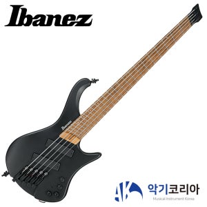 아이바네즈 EHB1005MS BKF 헤드리스 5현 베이스 기타 Black Flat