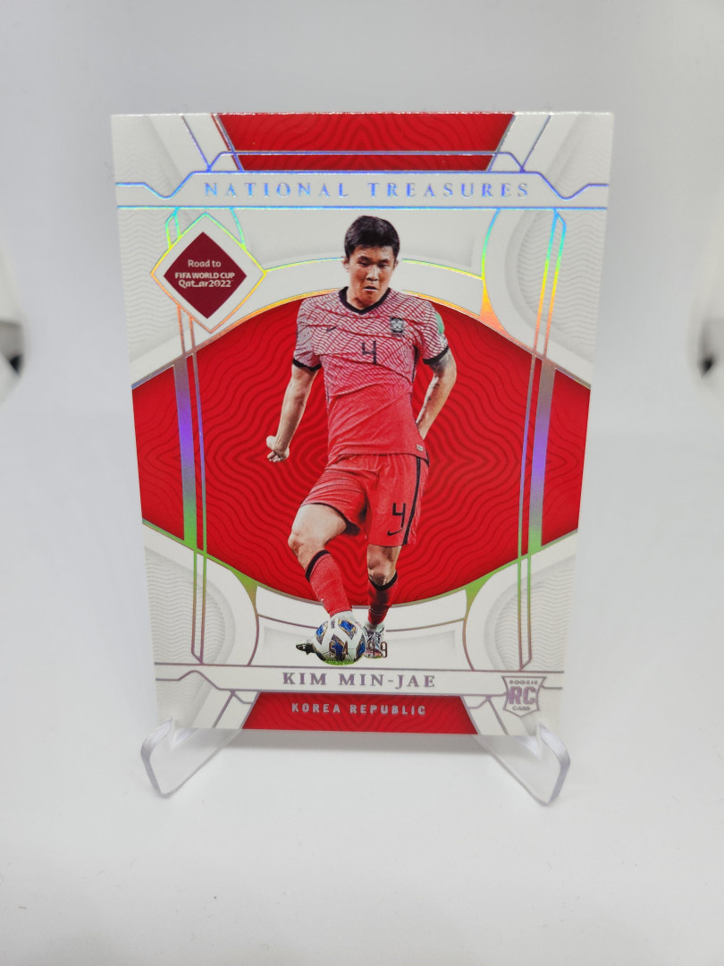 2022 National Treasures WC 한정판 김민재 루키 월드컵 국가대표 축구카드