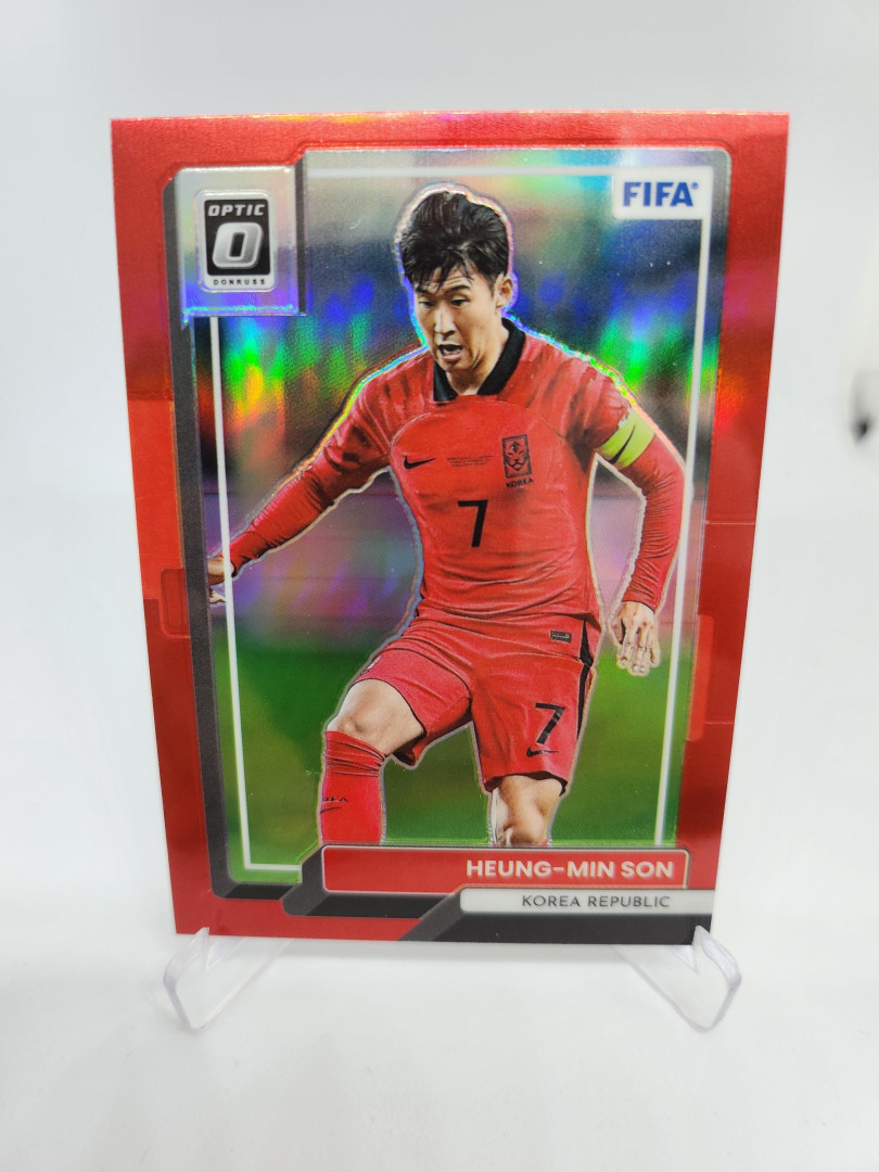 2022 Donruss Optic FIFA 70번 RED 한정판 손흥민 카드 축구 카드