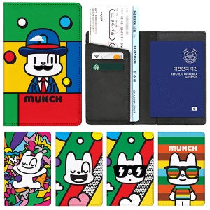 뭉크 해킹방지 여권 케이스 시즌1 안티스키밍 여권지갑 티켓 카드 수납