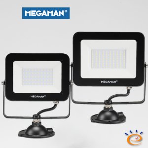 메가맨 LED 투광등 40W 60W 고효율 투광기 IP65 방수 야외 간판 외벽조명