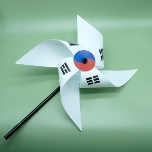 태극기 왕바람개비 만들기 100개 세트