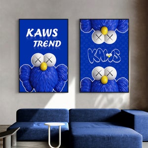 KAWS 카우스 유니크한 인테리어 그림 사진액자 대형 팝아트 집꾸미기