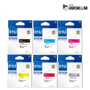T01U1 T01U2 T01U3 T01U4 T01U5 T01U6 (엡손 01U) 정품잉크 6색 SET