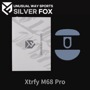 UNWS 실버폭스 Xtrfy M68 Pro 마우스피트 SilverFOX 프리미엄 밸런스