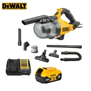 디월트 20V 무선 충전 청소기세트 DCV501P1 5.0Ah 1개 세트 악세사리포함 DCV501LN
