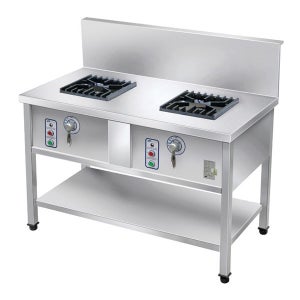 업소 식당 가스레인지 스마트 테이블레인지 2구 문어발석쇠 LNG