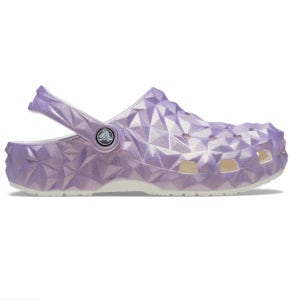 크록스 클래식 메탈릭 지오메트릭 클로그 공용샌들 209841-100