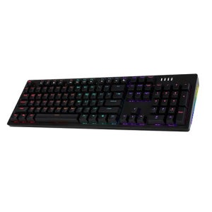 앱코 HACKER K515 축교환 측면 RGB 라이팅 이중사출 게이밍 기계식 키보드 (블랙, 갈축)