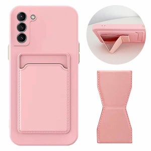 갤럭시A51 해외판 A515 풀커버 실리콘 소프트 슬림 카드수납 홀더 지갑 거치대 핸드폰 케이스