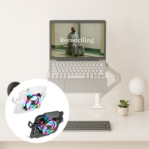 마운트뷰 게이밍 노트북 쿨러 거치대 암 거치 쿨링 책상 노트북 받침대 패드 맥북거치대