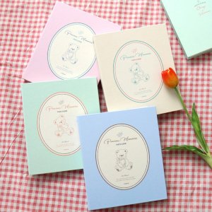 비팬시 테디베어 밀키 포켓 앨범 4X6 사진포토앨범 사진첩 스크랩북 예쁜포토앨범 귀여운 일러스트 포켓앨범